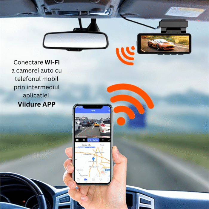 DFMIshopFreeQ Camera auto 5 Camera auto DVR dubla DFMiSHOP FreeQⓇ Model M6