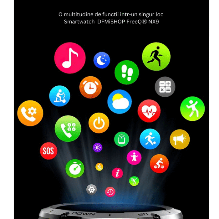 DFMIshopFreeQ Ceas NX9 (10) Ceas Smartwatch DFMiSHOP FreeQⓇ NX9