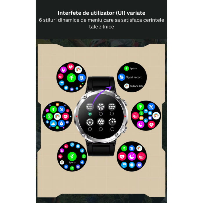 DFMIshopFreeQ Ceas T30 2 Ceas Smartwatch DFMiSHOP FreeQⓇ T30