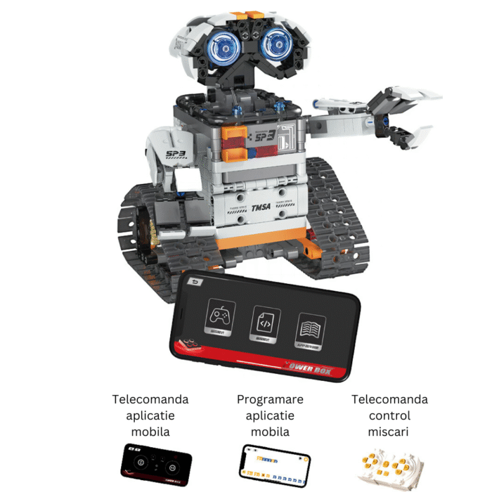 DFMIshopFreeQ Robot 6 Set Constructie Robot 5 in 1 DFMiSHOP FreeQ Ⓡ T2008 Kit STEM
